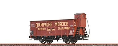 67499 - N Gedeckter Güterwagen [P] AL, II, Champagne Mercier